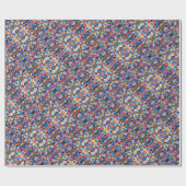 Abstract Bauhaus Pattern Art Wrapping Paper Cadeaupapier (Vlak)