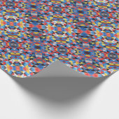 Abstract Bauhaus Pattern Art Wrapping Paper Cadeaupapier (Hoek)