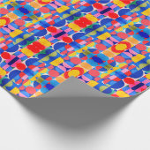 Abstract Bauhaus Pattern Art Wrapping Paper Cadeaupapier (Hoek)
