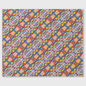 Abstract Bauhaus Pattern Art Wrapping Paper Cadeaupapier (Vlak)