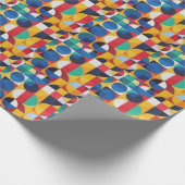 Abstract Bauhaus Pattern Art Wrapping Paper Cadeaupapier (Hoek)