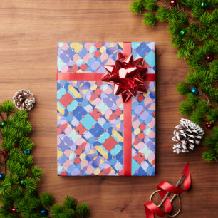 Abstract Bauhaus Pattern Art Wrapping Paper Cadeaupapier