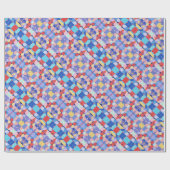 Abstract Bauhaus Pattern Art Wrapping Paper Cadeaupapier (Vlak)