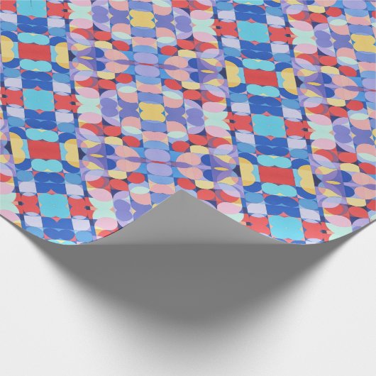 Abstract Bauhaus Pattern Art Wrapping Paper Cadeaupapier (Hoek)