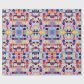 Abstract Bauhaus Pattern Art Wrapping Paper Cadeaupapier (Vlak)