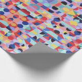 Abstract Bauhaus Pattern Art Wrapping Paper Cadeaupapier (Hoek)