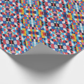Abstract Bauhaus Pattern Art Wrapping Paper Cadeaupapier (Hoek)