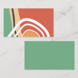 Abstract Bauhaus vormt retro-kunstwerk Visitekaartje