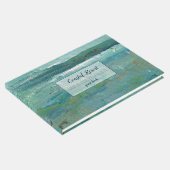 Abstract beach Art Vacking Rental Guest Book Gastenboek (Hoek)
