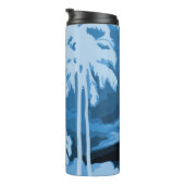 Abstract Beach Geïnspireerd THERMALE TUMBLER Thermosbeker (Geroteerd rechts)