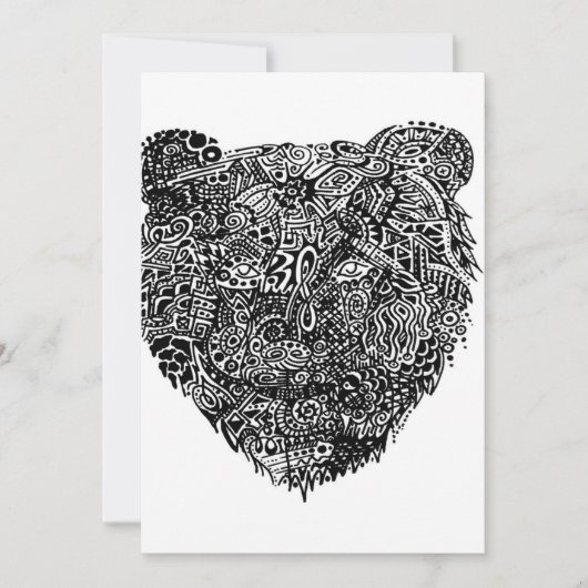 Abstract Bear Aankondiging (Voorkant)