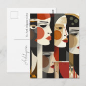 Abstract Beauty Palette Artistry Briefkaart (Voorkant / Achterkant)