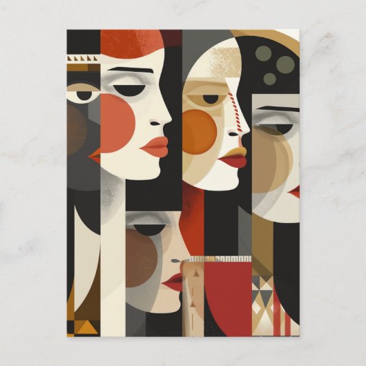 Abstract Beauty Palette Artistry Briefkaart (Voorkant)