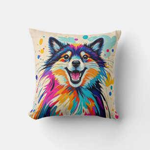 Abstract beer leuke leuke vrolijke dierenkunst kussen