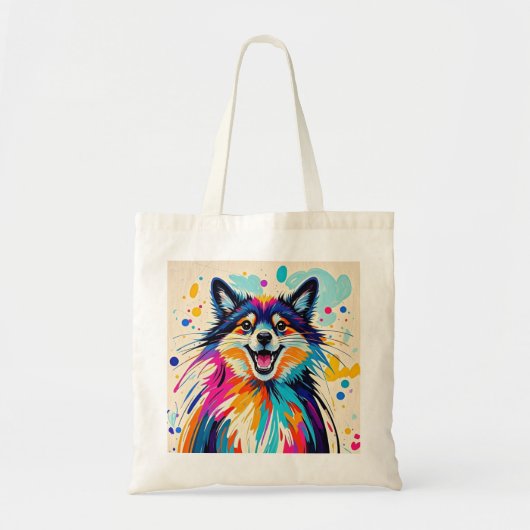 Abstract beer leuke leuke vrolijke dierenkunst tote bag (Voorkant)