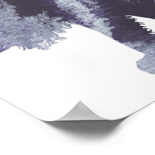 Abstract beer silhouet poster (Hoek)