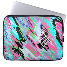 Abstract beginnen met Bloom Laptop Sleeve