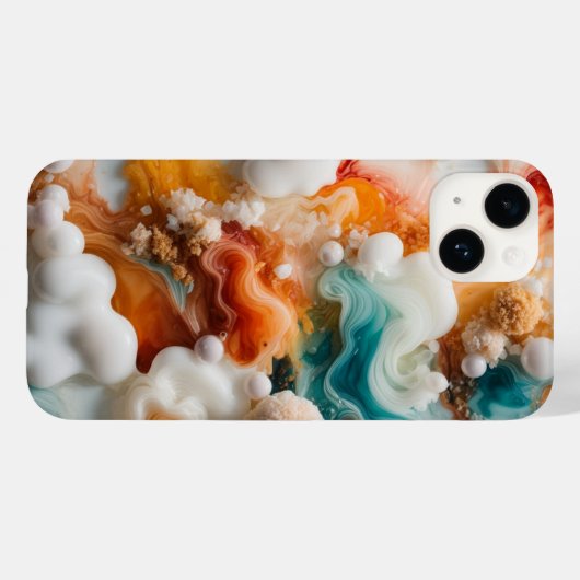 Abstract behang Case-Mate iPhone case (Achterkant (horizontaal))