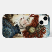 Abstract behang Case-Mate iPhone case (Achterkant (horizontaal))