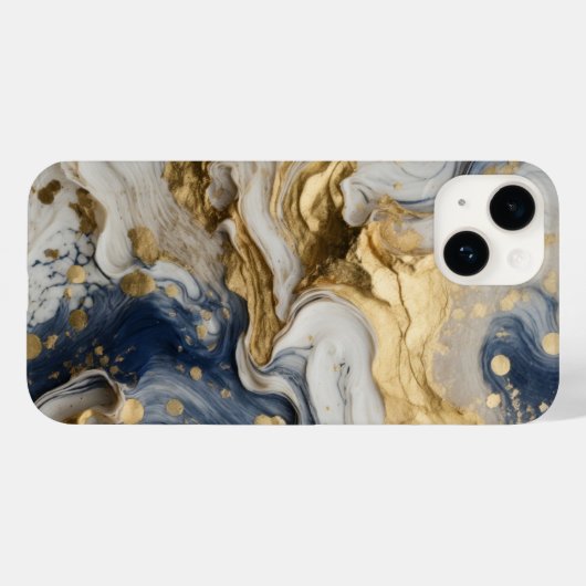 Abstract behang Case-Mate iPhone case (Achterkant (horizontaal))