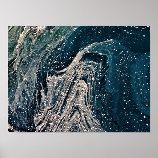 Abstract behang desktop, mooie vloeiende kunst poster (Voorkant)