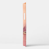 Abstract beige, bruine achtergrond, behang. Mixin Case-Mate iPhone Case (Achterkant / Rechts)