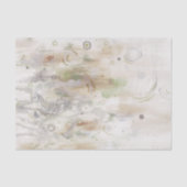 Abstract Beige Grijs Decoupage Vloeipapier Tissuepapier (Voorkant)