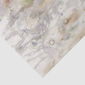 Abstract Beige Grijs Decoupage Vloeipapier Tissuepapier (Detail)