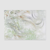 Abstract Beige Grijs Witte Decoupage Vloeipapier Tissuepapier (Voorkant)