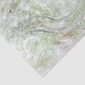 Abstract Beige Grijs Witte Decoupage Vloeipapier Tissuepapier (Detail)
