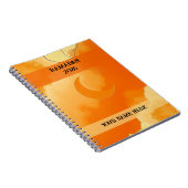 Abstract Beige Islamitisch Notitieboek (Rechterzijde)