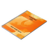 Abstract Beige Islamitisch Notitieboek (Linkerzijde)