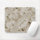 Abstract beige patroon muismat (Met muis)