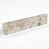 Abstract beige patroon naambordje