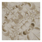 Abstract beige patroon perfect poster (Voorkant)