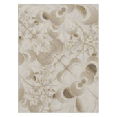 Abstract beige patroon tafelkleed (Voorkant)