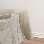 Abstract beige patroon tafelkleed (Voorbeeld)