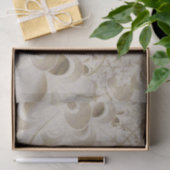 Abstract beige patroon tissuepapier (Geschenk)