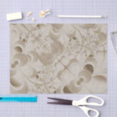 Abstract beige patroon tissuepapier (Craft)