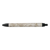 Abstract beige patroon zwarte inkt pen (Voorkant)