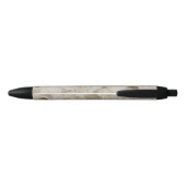 Abstract beige patroon zwarte inkt pen (Achterkant)
