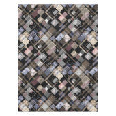 Abstract, beige, zwart tafelkleed (Voorkant)