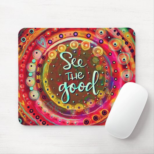 Abstract Bekijk de Good Quote Inspirivity Muismat (Met muis)