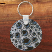 Abstract belpatroon sleutelhanger (Voorkant)