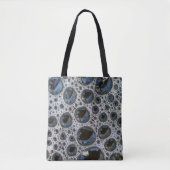 Abstract belpatroon tote bag (Voorkant)