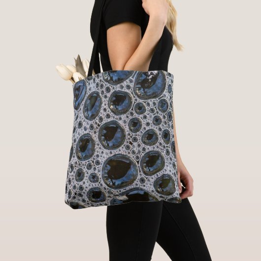 Abstract belpatroon tote bag (Dichtbij)