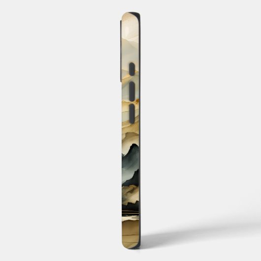Abstract berglandschap Case-Mate iPhone case (Achterkant / Links)
