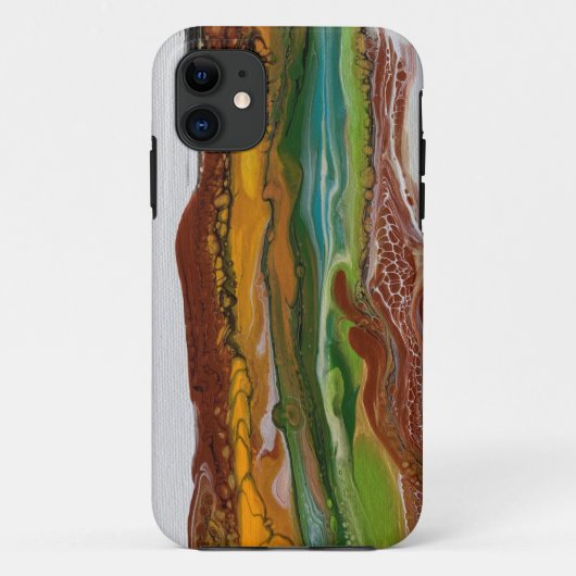 Abstract berglandschap Case-Mate iPhone case (Achterkant)