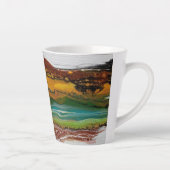 Abstract berglandschap latte mok (Rechts)