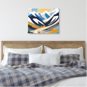 Abstract berglandschap Modern artistiek decor Canvas Afdruk (Insitu (Slaapkamer))